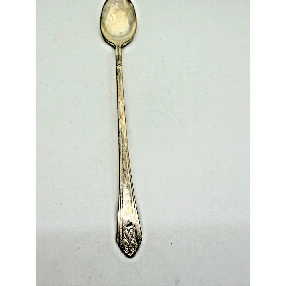 Vintage RC Co‎ Crusader Plate Iced Tea Spoons Silverplate Flatware (1)